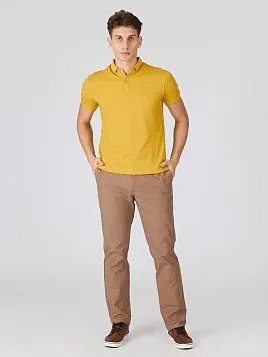 РУБАШКА-ПОЛО ИЗ ТКАНИ ПИКЕ TSP26009-R ЖЕЛТАЯ