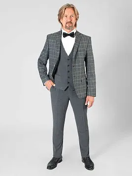 ПИДЖАК МУЖСКОЙ PEPLOS JA22021-SL ТЕМНО-СЕРЫЙ