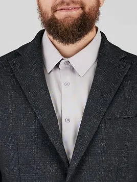 ЧЁРНЫЙ ПИДЖАК ИЗ ЭЛАСТИЧНОЙ ТКАНИ JA26106-С