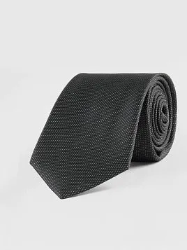 ГАЛСТУК МУЖСКОЙ PEPLOS ЧЕРНЫЙ. МИКРОДИЗАЙН (400/40)