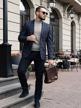 ВОДОЛАЗКА МУЖСКАЯ PEPLOS KN24W006 СЕРО-БЕЖЕВЫЙ