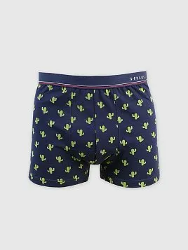 ТРУСЫ БОКСЕРЫ МУЖСКИЕ PEPLOS UW23004-BX ТЕМНО-СИНИЙ
