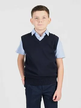 ЖИЛЕТ ДЛЯ МАЛЬЧИКА PEPLOS JKN24V001 ТЕМНО-СИНИЙ