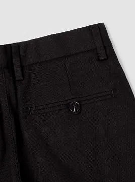 БРЮКИ ПОДРОСТКОВЫЕ PEPLOS P22T07-SL ЧЁРНЫЙ