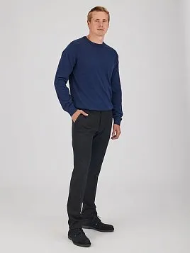 МУЖСКОЙ ДЖЕМПЕР KN26J020 ТЕМНО-СИНИЙ