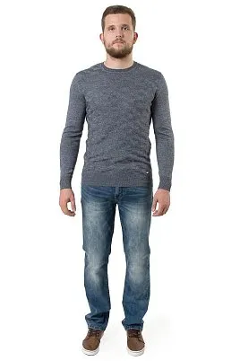 ДЖЕМПЕР МУЖСКОЙ PEPLOS KN19J030 СИНИЙ