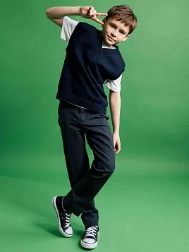 ЖИЛЕТ ДЛЯ МАЛЬЧИКА PEPLOS JKN24V002 ТЕМНО-СИНИЙ