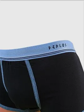 ТРУСЫ БОКСЕРЫ МУЖСКИЕ PEPLOS UW23013-BX ЧЁРНЫЙ