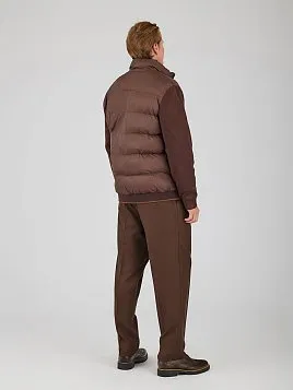 УКОРОЧЕННАЯ КУРТКА OW26108-JA КОРИЧНЕВАЯ