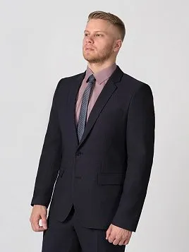 КОСТЮМ МУЖСКОЙ PEPLOS SU19014-R ТЕМНО-СЕРЫЙ