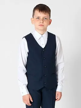ЖИЛЕТ ДЛЯ МАЛЬЧИКА PEPLOS V21J002 ТЕМНО-СИНИЙ