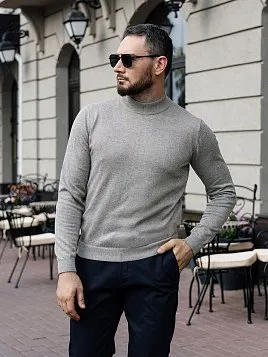 ВОДОЛАЗКА МУЖСКАЯ PEPLOS KN24W006 СЕРО-БЕЖЕВЫЙ