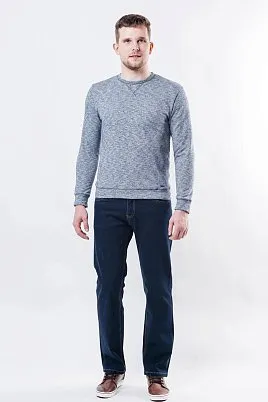 СВИТШОТ МУЖ. PEPLOS SW19003-R СИНИЙ