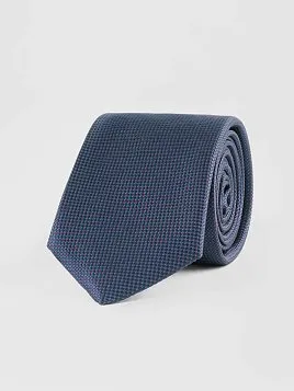 ГАЛСТУК МУЖСКОЙ PEPLOS ТЕМНО-СИНИЙ. МИКРОДИЗАЙН (400/49)