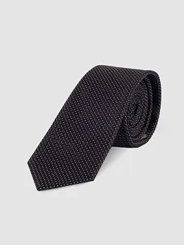 ГАЛСТУК МУЖСКОЙ PEPLOS ТЕМНО-СИНИЙ. МИКРОДИЗАЙН (250/157490-2)