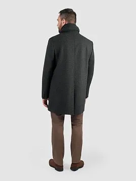 ПАЛЬТО МУЖСКОЕ PEPLOS OW2505-CT ТЕМНО-СЕРЫЙ