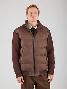 УКОРОЧЕННАЯ КУРТКА OW26108-JA КОРИЧНЕВАЯ