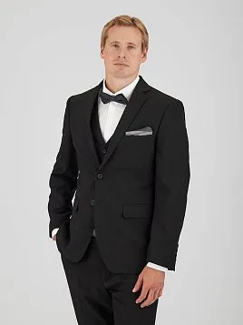 МУЖСКОЙ  КОСТЮМ SU26099-SL ЧЁРНЫЙ