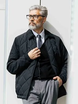 КУРТКА МУЖСКАЯ PEPLOS OW2516-JА ЧЁРНЫЙ