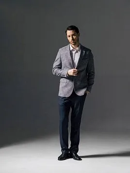 ПИДЖАК МУЖСКОЙ PEPLOS JA24123-SL ГОЛУБОЙ