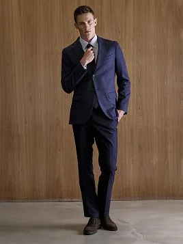 МУЖСКИЕ БРЮКИ TR26004-234 ТЕМНО-СИНИЕ