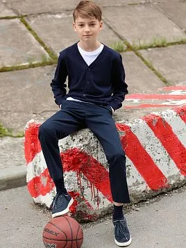 КАРДИГАН ДЕТСКИЙ PEPLOS JKN25C004 ТЕМНО-СИНИЙ