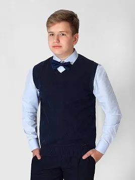 ЖИЛЕТ ПОДРОСТКОВЫЙ PEPLOS JKN22V002 ТЕМНО-СИНИЙ