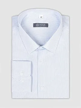 СОРОЧКА МУЖСКАЯ PEPLOS SH22061-SL ГОЛУБОЙ