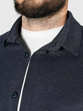 РУБАШКА МУЖСКАЯ PEPLOS JA24125-O СИНИЙ