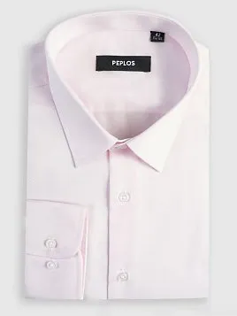 СОРОЧКА МУЖСКАЯ PEPLOS SH25031-SL РОЗОВЫЙ