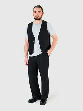 БРЮКИ МУЖСКИЕ PEPLOS TR24099-241 ЧЁРНЫЙ