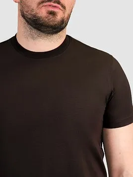 ФУТБОЛКА МУЖСКАЯ PEPLOS TSR25107-R КОРИЧНЕВЫЙ