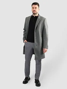 ПАЛЬТО МУЖСКОЕ PEPLOS OW2551-CT СЕРЫЙ
