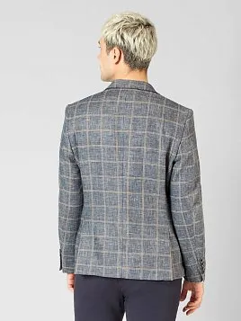 ПИДЖАК МУЖСКОЙ PEPLOS JA22064-SL СИНИЙ