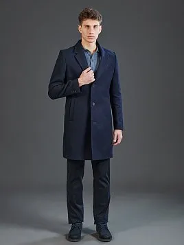 ТЕМНО-СИНЕЕ ПАЛЬТО OW26212-CT