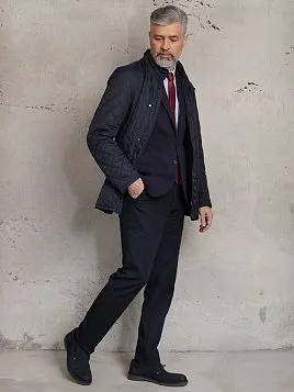 БРЮКИ МУЖСКИЕ PEPLOS P2520-SL ТЕМНО-СИНИЙ