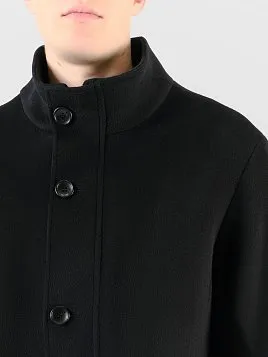 ПАЛЬТО МУЖСКОЕ PEPLOS OW2508-CT ЧЁРНЫЙ