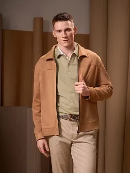 ТРИКОТАЖНАЯ РУБАШКА KN26SH057 ЗЕЛЕНАЯ