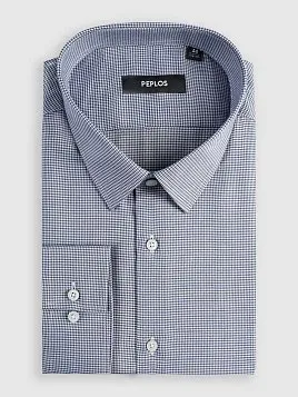 СОРОЧКА МУЖСКАЯ PEPLOS SH25131-SL СИНИЙ