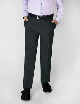 БРЮКИ ДЛЯ МАЛЬЧИКА PEPLOS TR21B004-347 ТЕМНО-СЕРЫЙ