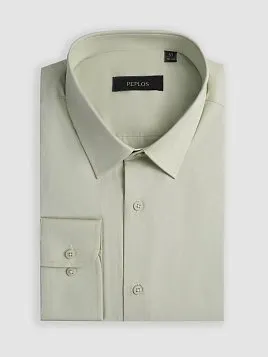 МУЖСКАЯ СОРОЧКА SH26091-SL ЗЕЛЕНАЯ