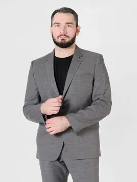 КОСТЮМ МУЖСКОЙ PEPLOS SU24023-R ТЕМНО-СЕРЫЙ