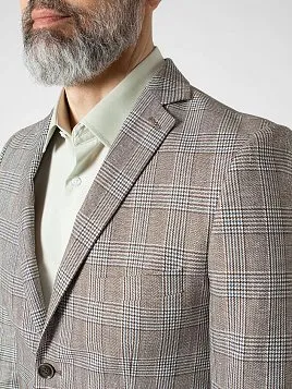 ПИДЖАК МУЖСКОЙ PEPLOS JA22063-SL КОРИЧНЕВЫЙ