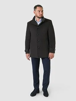 ПАЛЬТО МУЖСКОЕ PEPLOS OW2406-CT ТЕМНО-СЕРЫЙ