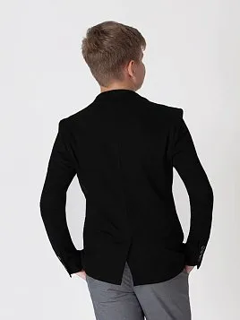 ПИДЖАК ПОДРОСТКОВЫЙ PEPLOS JA20T035 ЧЕРНЫЙ (Трикотажный)