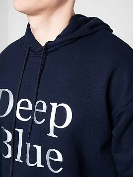 ТОЛСТОВКА МУЖСКАЯ PEPLOS SW21008-H ТЕМНО-СИНИЙ