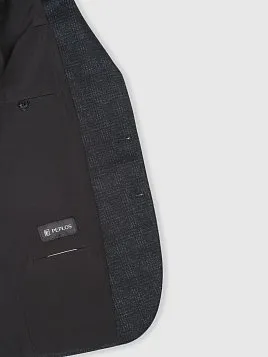 ЧЁРНЫЙ ПИДЖАК ИЗ ЭЛАСТИЧНОЙ ТКАНИ JA26106-С