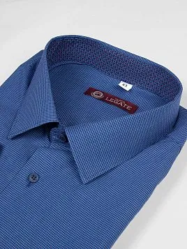 СОРОЧКА МУЖСКАЯ MAJESTIC LEGATE SH21144-С ТЕМНО-СИНИЙ