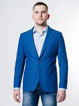 ПИДЖАК МУЖСКОЙ CLAUDIO VERDI CJ1803 ГОЛУБОЙ