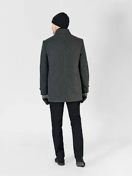 ПАЛЬТО МУЖСКОЕ PEPLOS OW2309-CT СЕРЫЙ